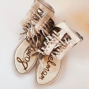 SAM EDELMAN SANDALS SIZE 9 "GRIFFIN" MINT COND.